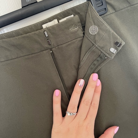 A New Day | Army Green Crop Pant | Size 12 - Picture 6 of 11
